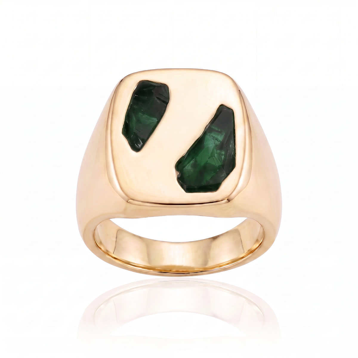 Cushion Ring Large - 9ct Gold