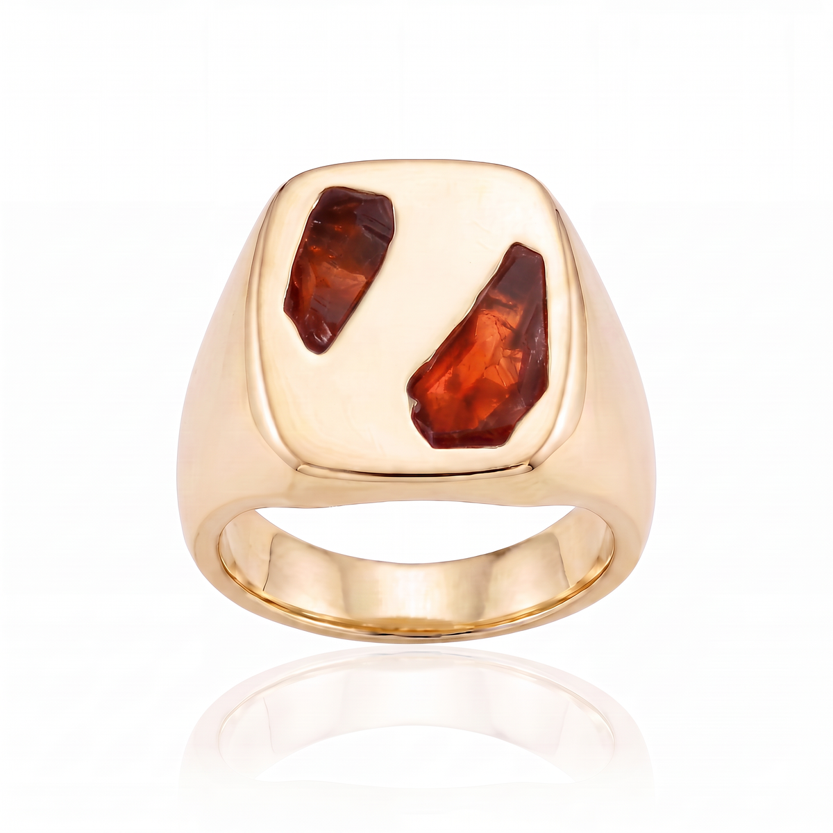 Cushion Ring Large - 9ct Gold