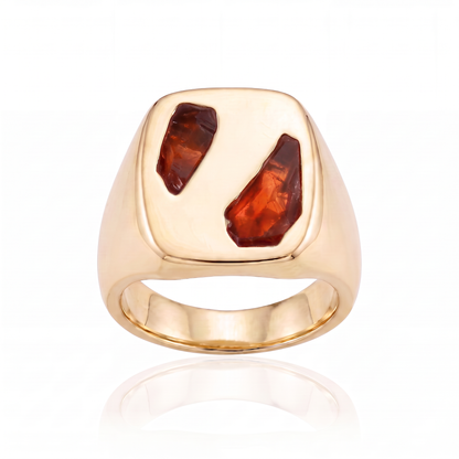 Cushion Ring Large - 9ct Gold
