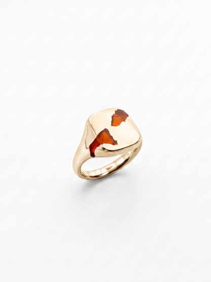 Cushion Ring Mini - 9ct Gold