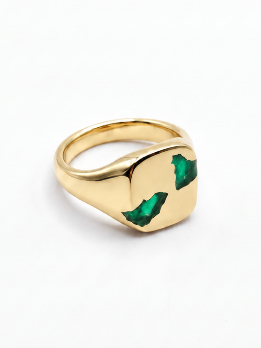 Cushion Ring Mini - 9ct Gold
