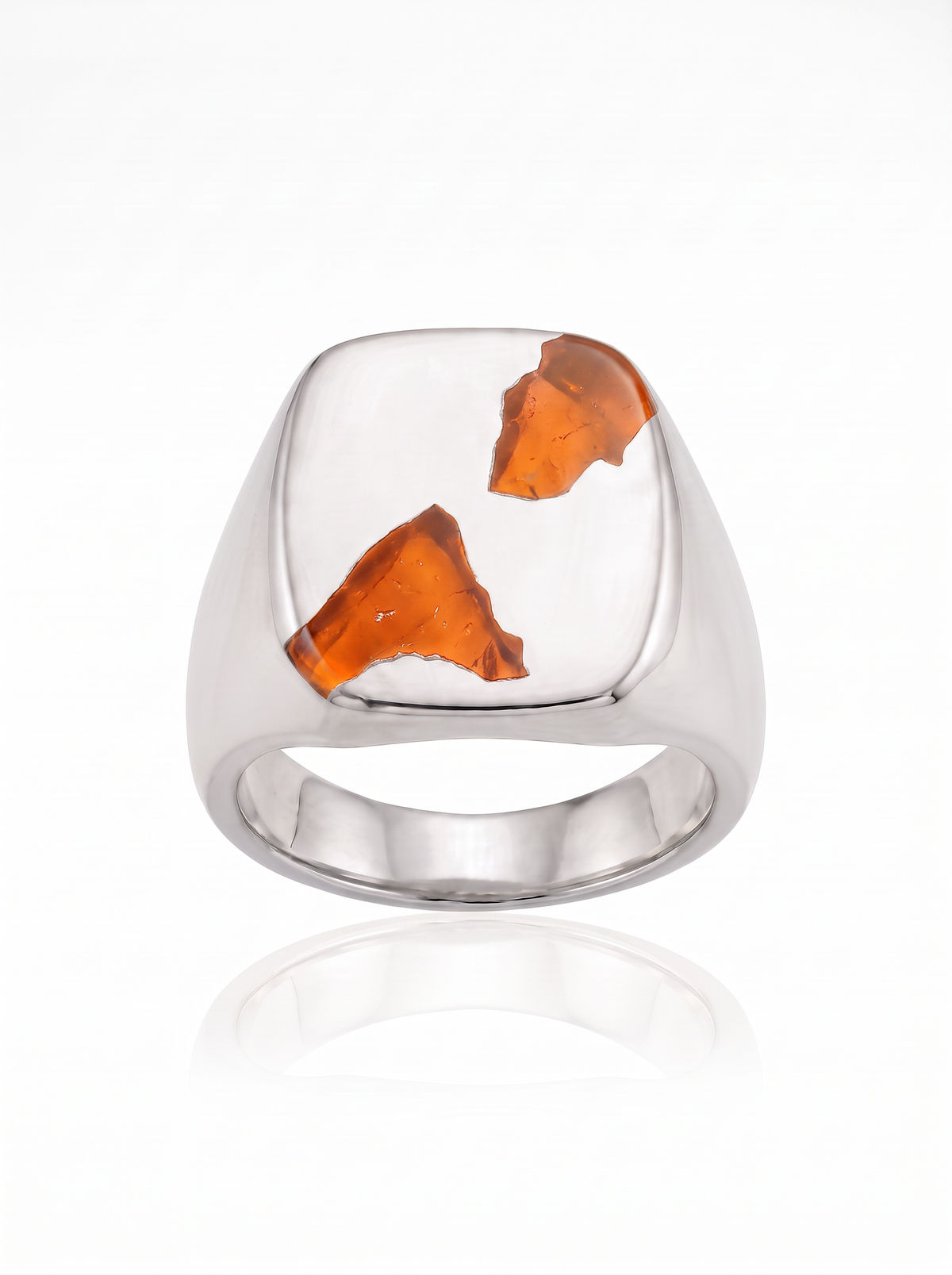 Cushion Ring Large - Silver