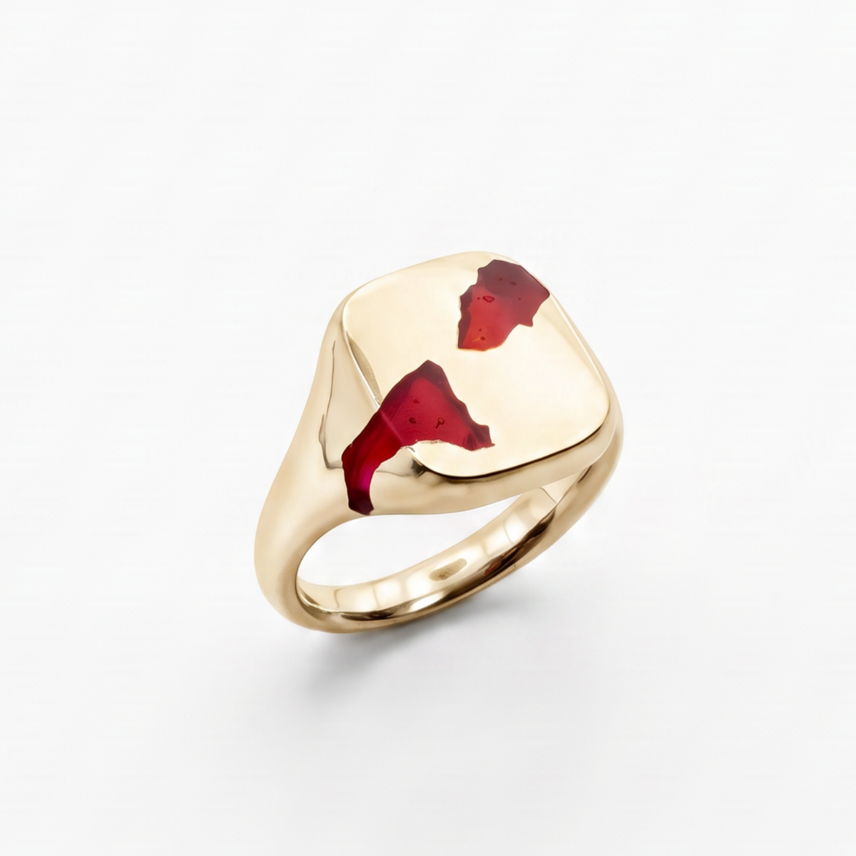 Cushion Ring Mini - 9ct Gold