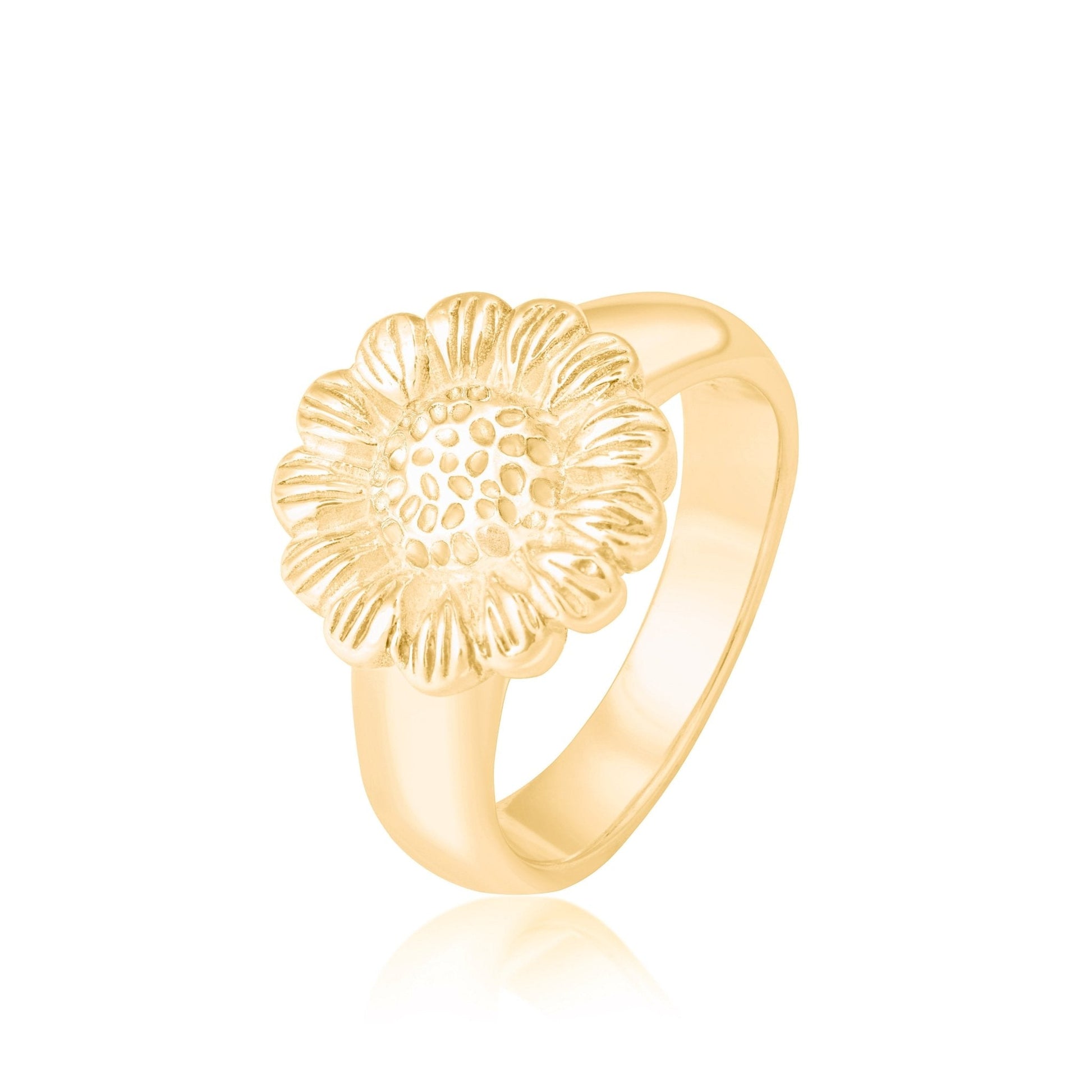 Oxeye Daisy Ring - Gold - Saint Davis