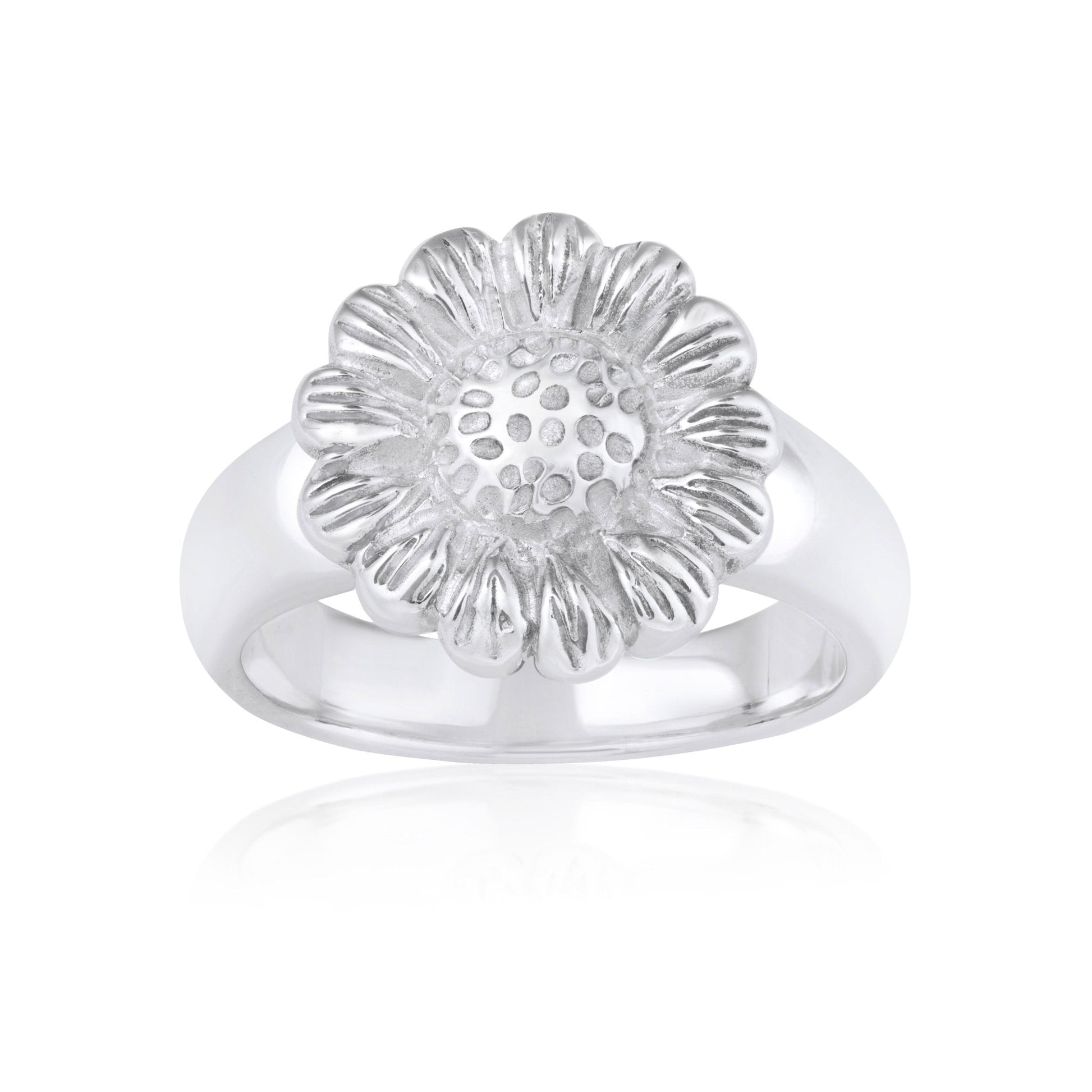 Oxeye Daisy Ring - Silver - Saint Davis