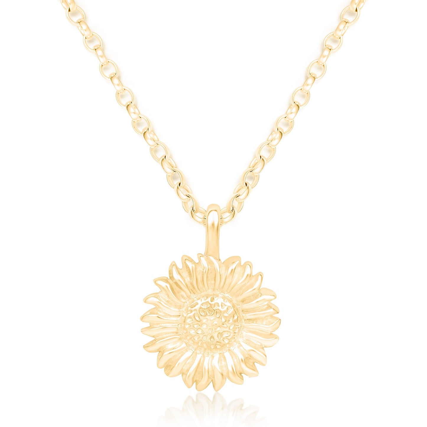 Sunflower Necklace - Gold - Saint Davis