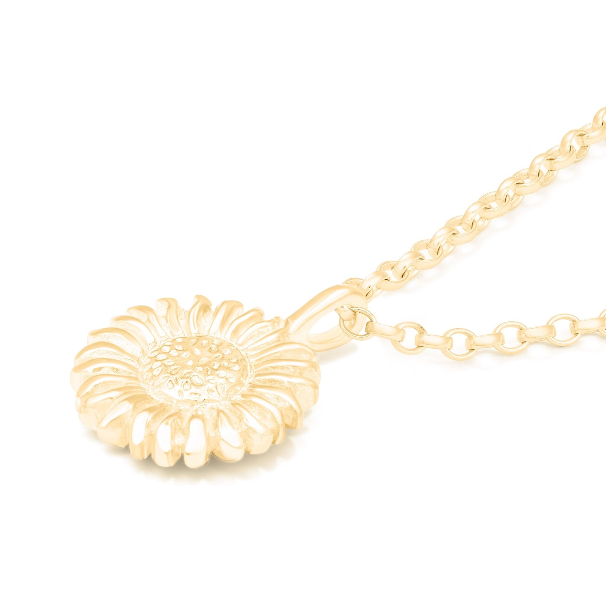 Sunflower Necklace - Gold - Saint Davis